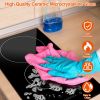 Dual Induction Burners Electric Cooktop 110V Total 1900W Electric Stove Built-In Electric Ceramic Stove With Timer Setting 9 Firepower Levels Over Hea