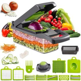 15 in 1 Multifunctional Vegetable Chopper With Non-Slip 780 G (Option: defaulttitle)